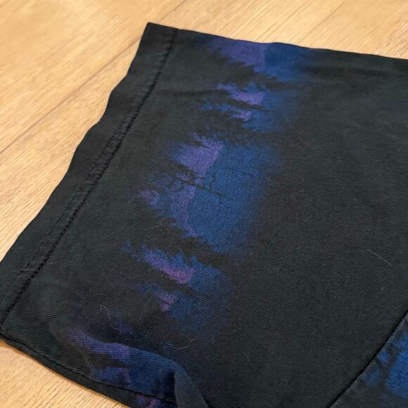 Vintage 90s Wolf Full Print Tee – Cut Neck – Rare Piece! Size M - Picture 4 of 6